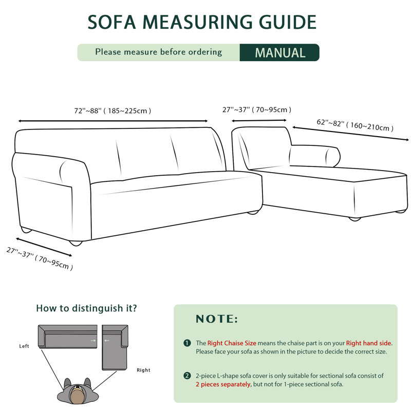 Winston Porter Bolee L Shaped Box Cushion Sofa And Chaise Lounge Slipcover Reviews Wayfair