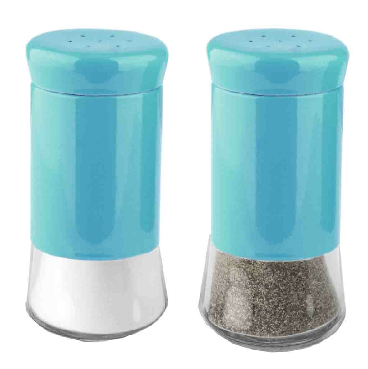 Silver Multicolored Home Basics SP44441 2 Piece Essence Salt & Pepper Shaker