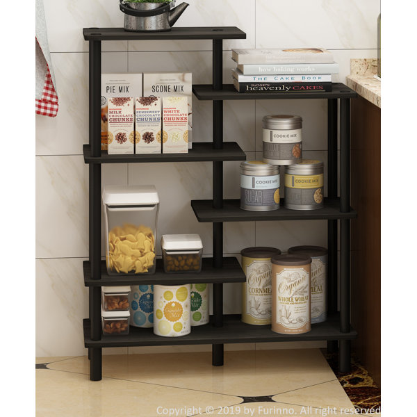 Ebern Designs Zilla 39.45" H x 31.5" W 6-Tier Accent ...