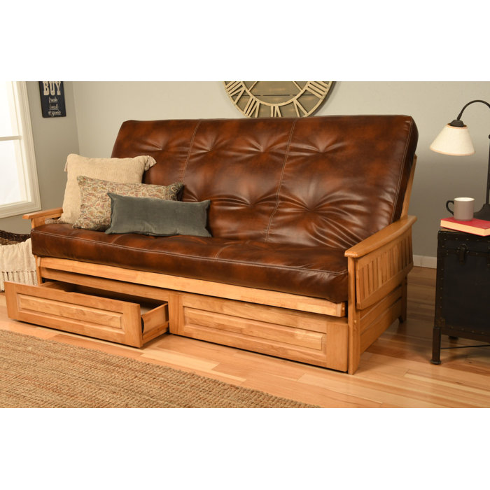 Red Barrel Studio Merrifield Storage Futon And Mattress Wayfair Ca