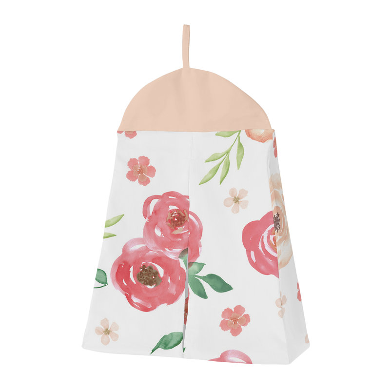 sweet jojo designs watercolor floral crib blanket