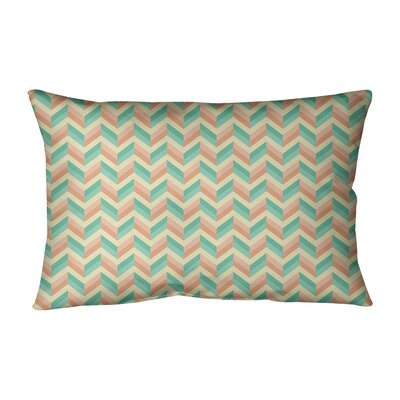 Mcguigan Rectangular Rectangular Linen Pillow East Urban Home Fill Material: Polyester/Polyfill, Color: Green/Orange