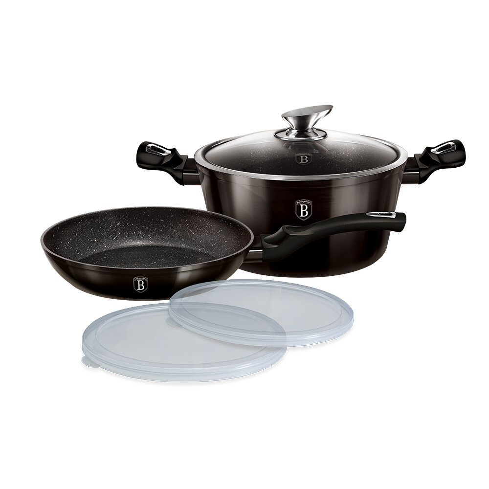 Berlinger Haus 5 Piece Aluminum Non Stick Cookware Set | Wayfair