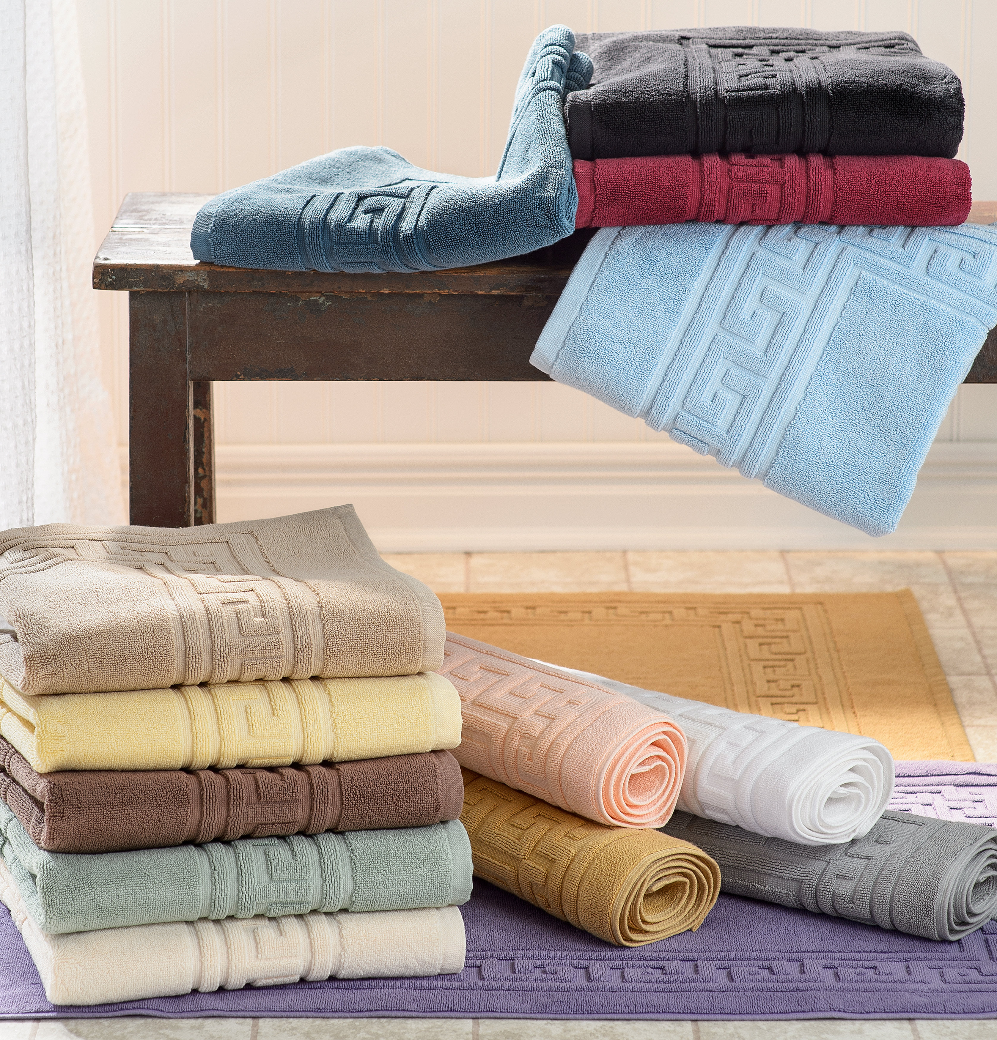 Mercer41 Subra Rectangular Cotton Reversible Solid Bath Rug Set Set Of 2 Reviews Wayfair