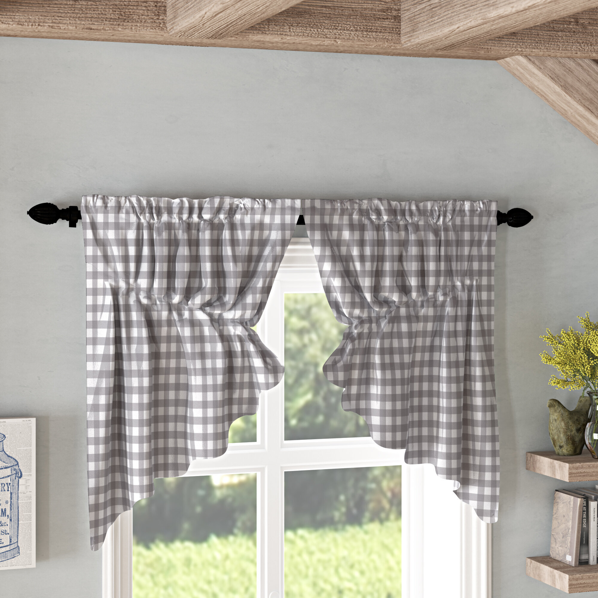 Kitchen Curtains Valances Youll Love In 2020 Wayfair