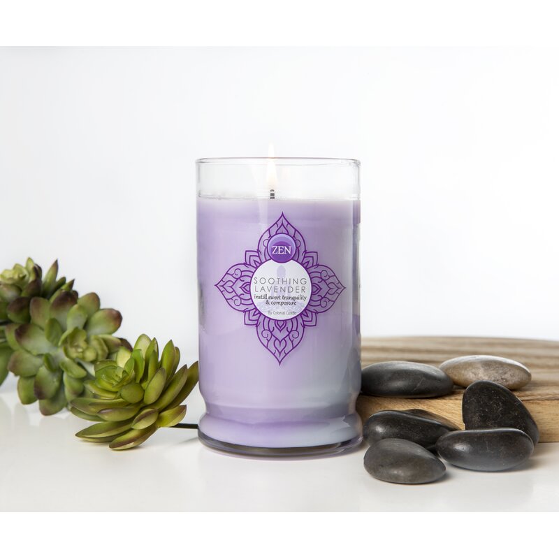 Colonial Candle Zen Soothing Lavender Scented Jar Candle | Wayfair