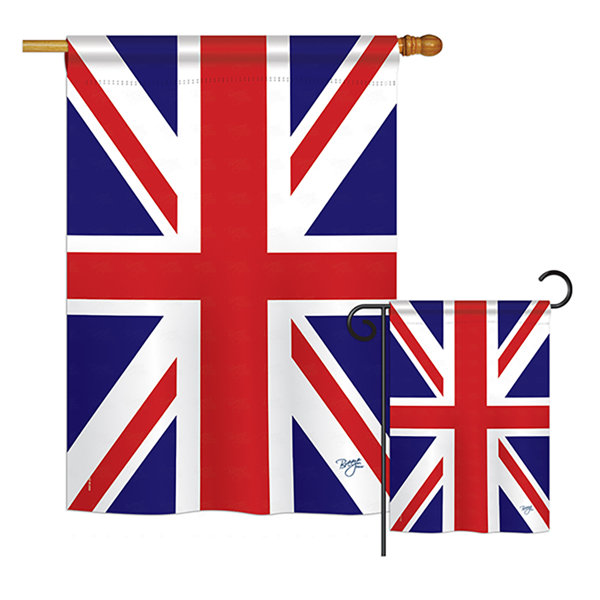 Breeze Decor Uk Of The World Nationality Impressions Decorative Vertical 2 Sided Polyester 2 Piece Flag Set Wayfair