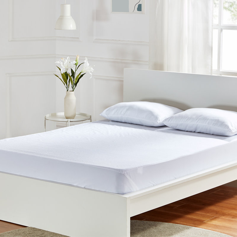 White Noise Premium Hypoallergenic And Waterproof Fitted Mattress