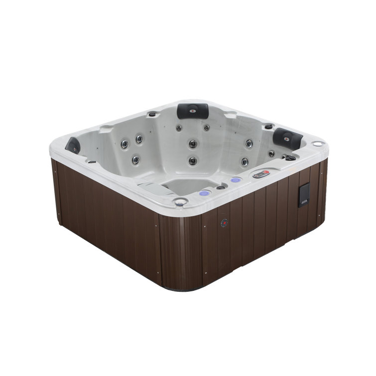 Canadian Spa Co 6 Person 27 Jet Acrylic Square Plug And Play Hot