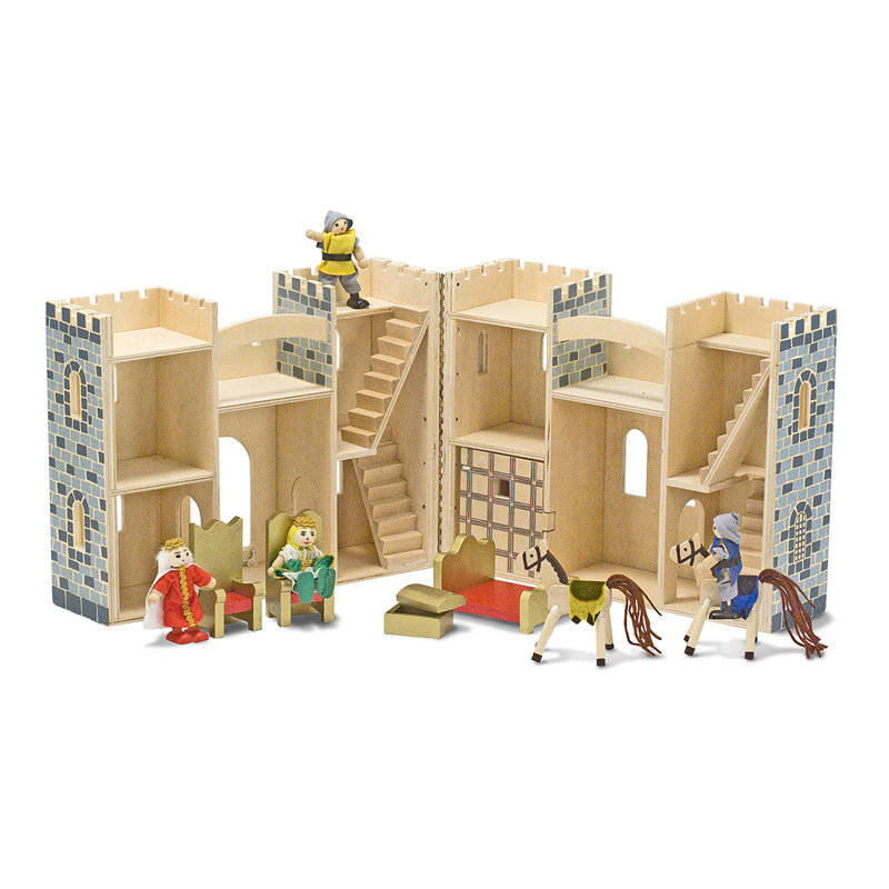 wooden castle dollhouse