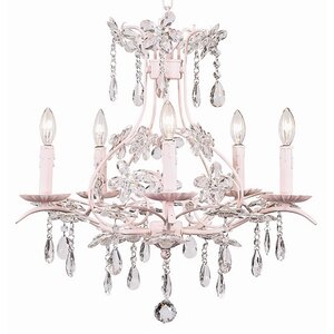 Cinderella 5-Light Crystal Chandelier