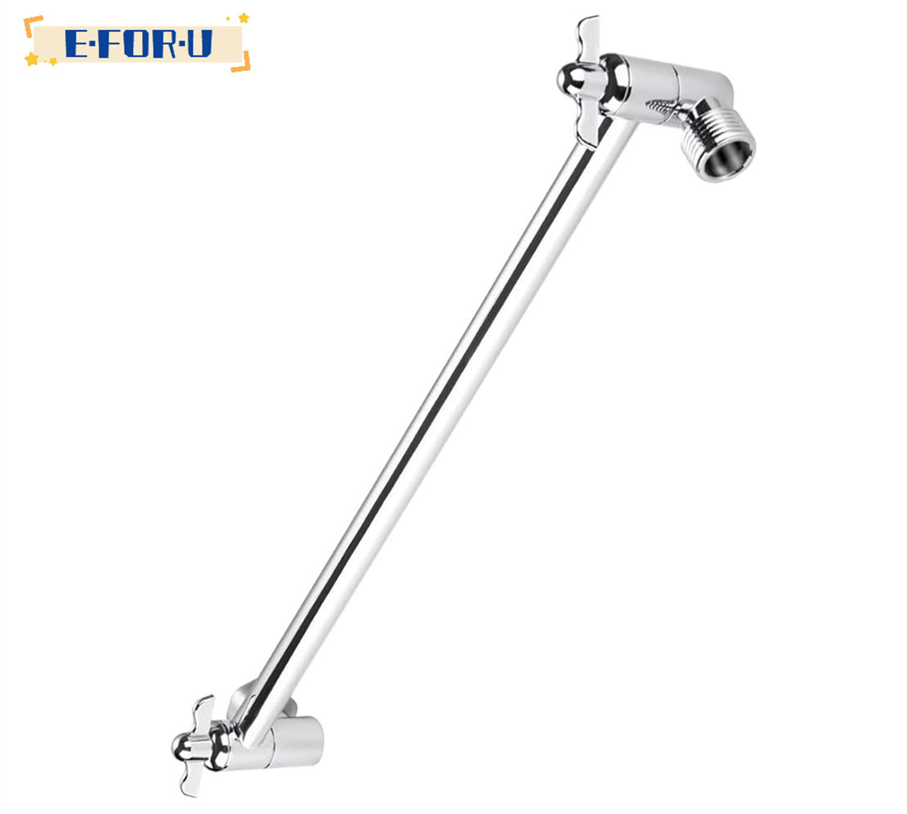 E.FOR.U Solid Brass Adjustable Shower Extension Arm Wayfair