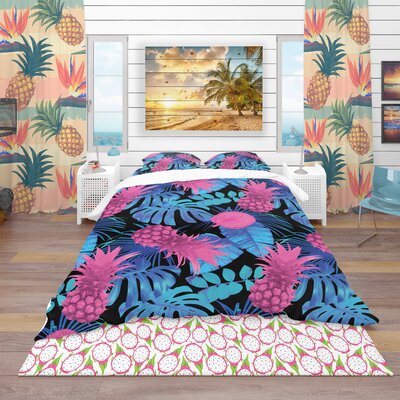 East Urban Home Tropical Duvet Cover Set Wayfair