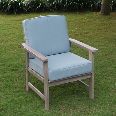 Englewood Patio Chair With Cushion Beachcrest Home Color Teal