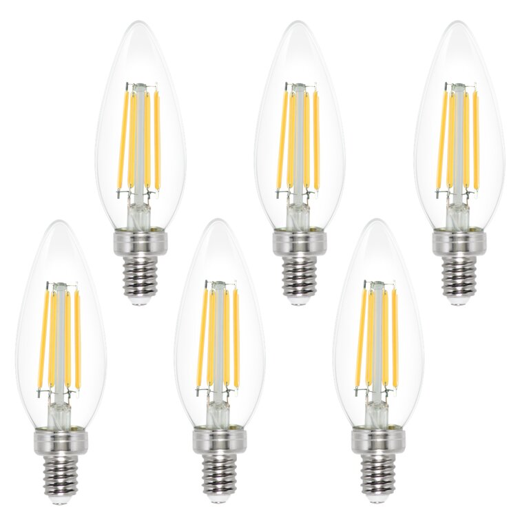 søn support kontoførende Candex Lighting 4 Watt (40 Watt Equivalent), B10 LED, Dimmable Light Bulb,  Warm White (2700K) E14/European Base & Reviews | Wayfair