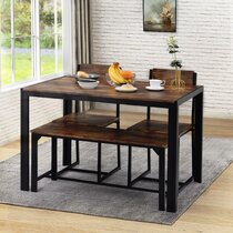 wayfair dining table and bench set