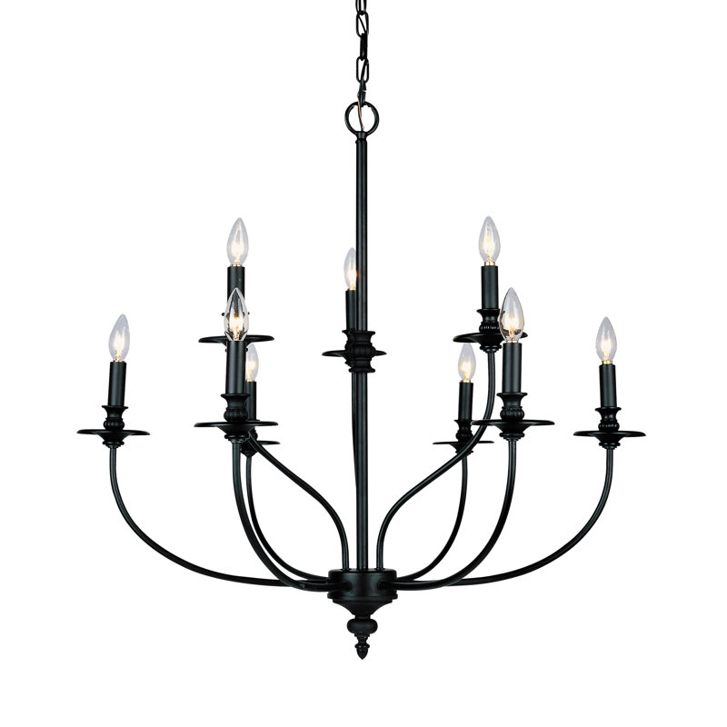 Laurel Foundry Modern Farmhouse Giverny 9 Light Candle Style