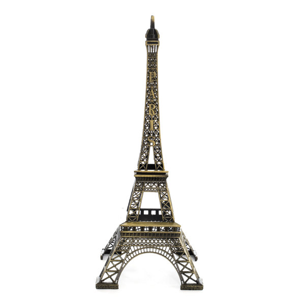 Black Metal Paris Eiffel Tower Statue Centerpiece Wedding Decoration 3 Sizes 