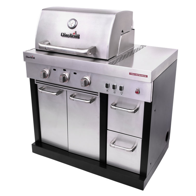 Medallion Series Char-Broil 3 - Burner Liquid Propane Infrared 21000 BTU  Gas Grill