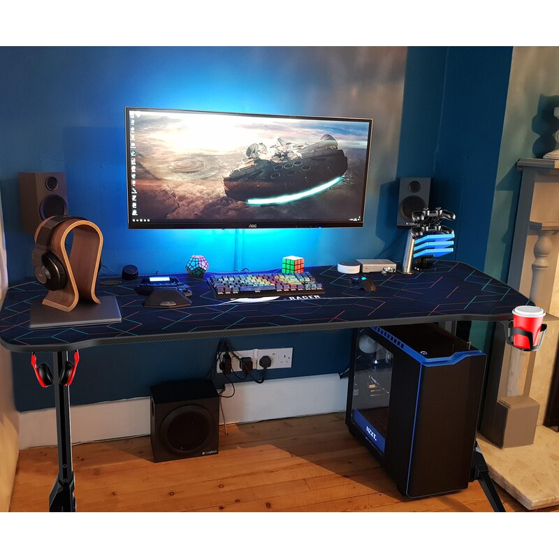 DIY Height Adjusting Gaming Desk 