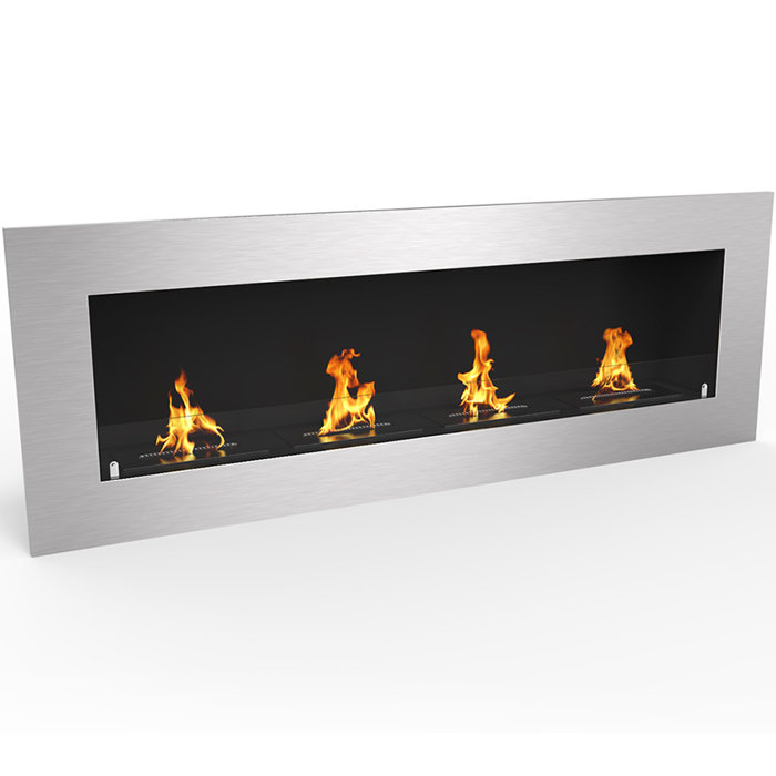 Orren Ellis Aron Wall Mounted Bio Ethanol Fireplace Wayfair Ca