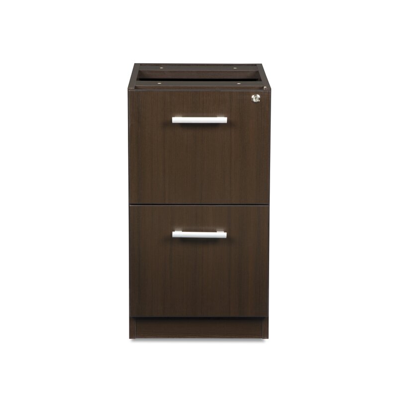 Ebern Designs Gerth Locking Pedestal 2 Drawer Vertical Filing Cabinet Wayfair