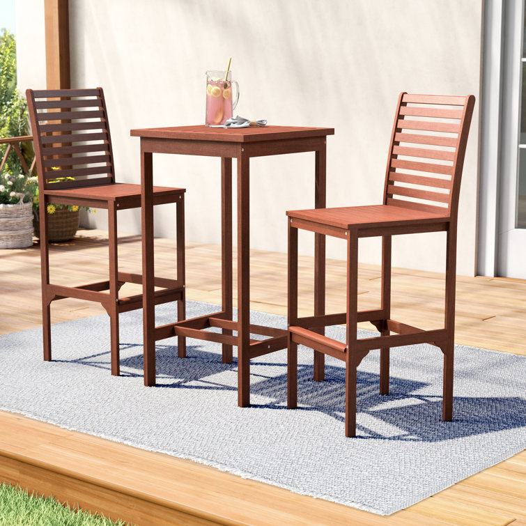 Dovecove Treyton Square 2 Person 24 Long Bar Height Dining Set Reviews Wayfair