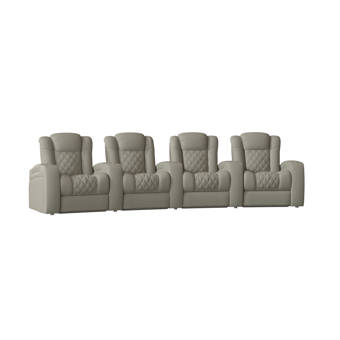 Red Barrel Studio Azure Recliner Home Theater Row Seating Row Of 3 Wayfair