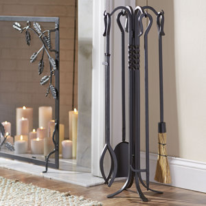 Kent 4-Piece Fireplace Set