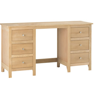 Double Pedestal Dressing Table Wayfair Co Uk Twin Pedestal Dressing Table