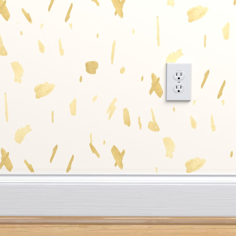Mercer41 Ono Minimalist Removable Peel And Stick Wallpaper Roll