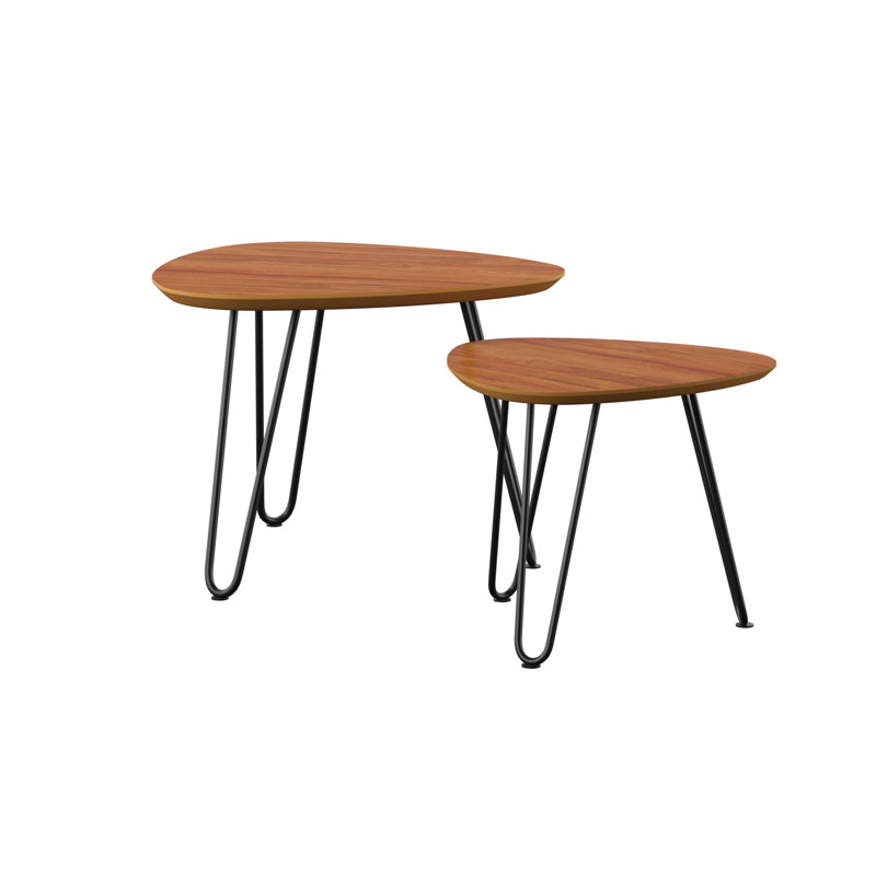Mercury Row Labarge Hairpin Leg 2 Piece Coffee Table Set Reviews
