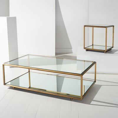 Flodie Mirrored Coffee Table