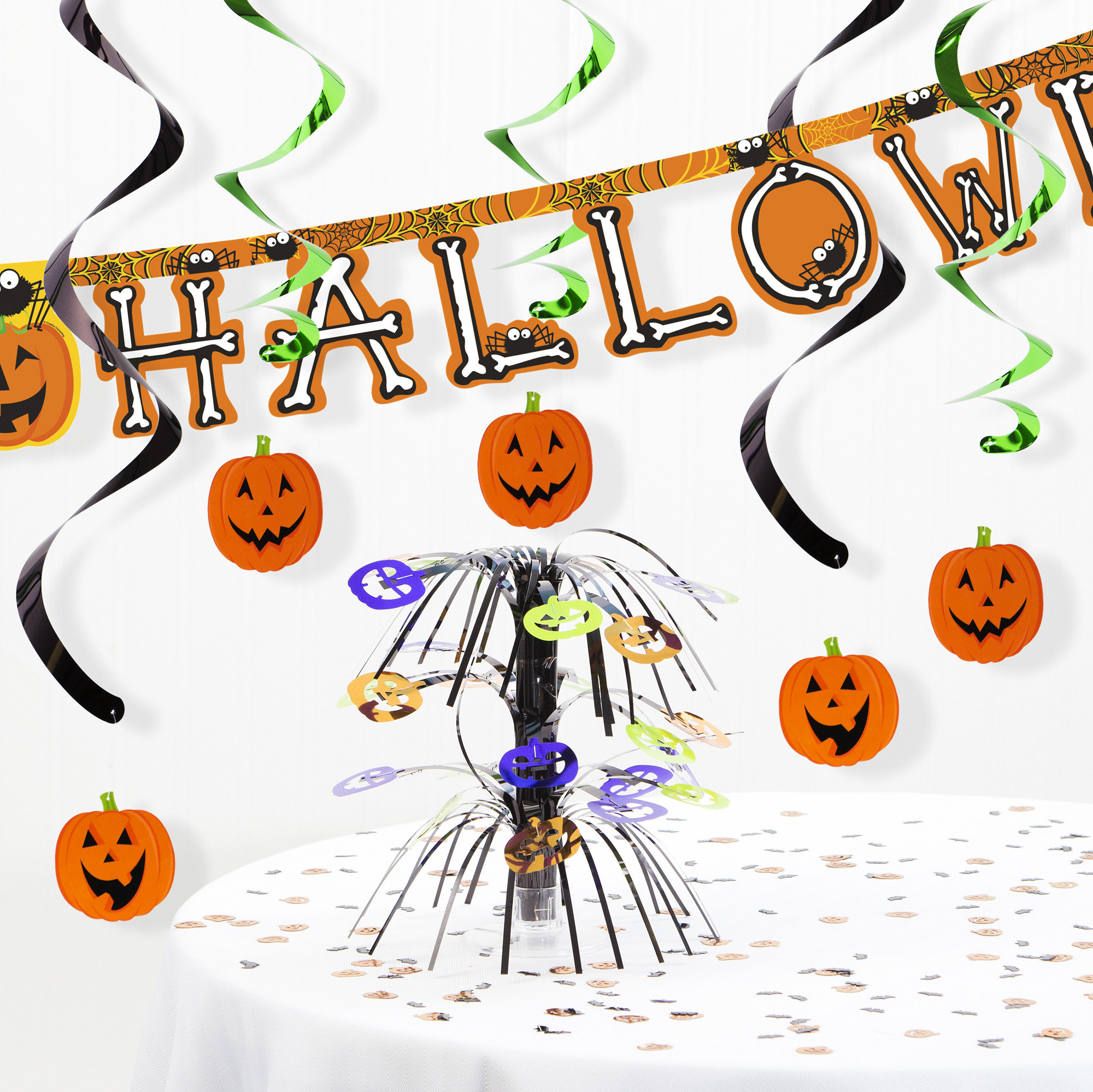 The Holiday Aisle Halloween Party Plastic Decoration Kit Wayfair