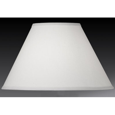 9.5" H x 17" W Linen Empire Lamp Shade ( Spider )