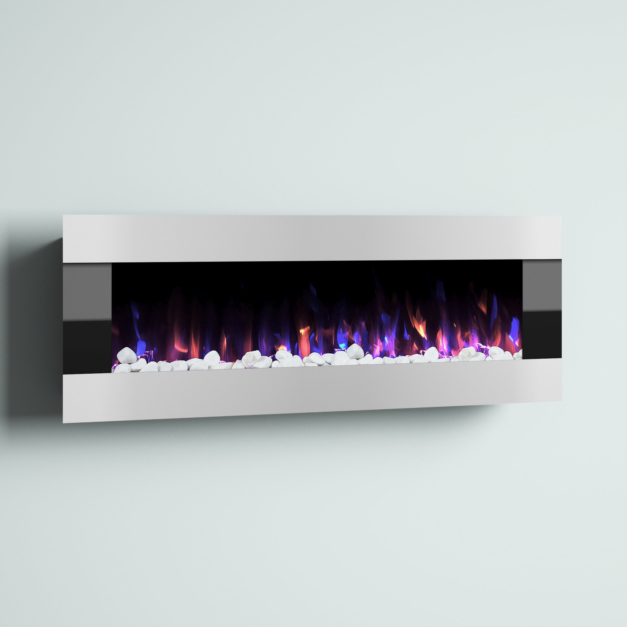 Steelside™ Kody 54'' W Electric Fireplace & Reviews | Wayfair