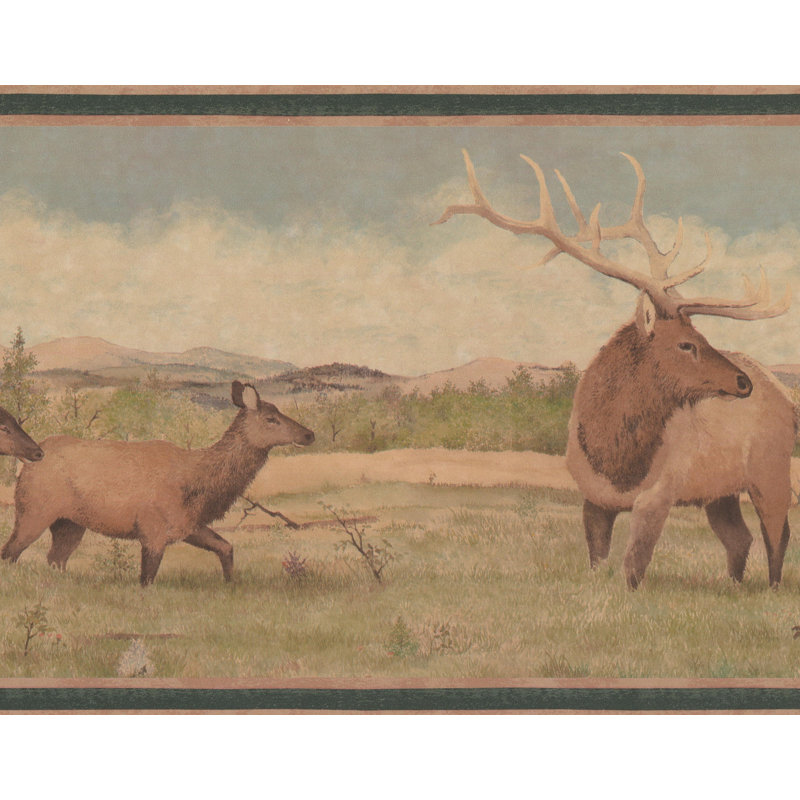Loon Peak Bomar Deer In The Wild Sage Animal 9 L X 180 W