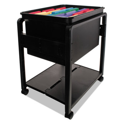 Folding Mobile File Cart
