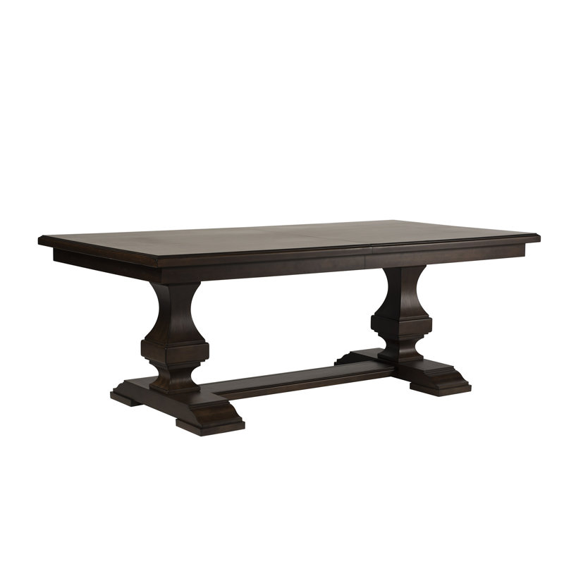 Greyleigh Encinal Double Pedestal Dining Table Wayfair Encinal Double Pedestal Dining Table