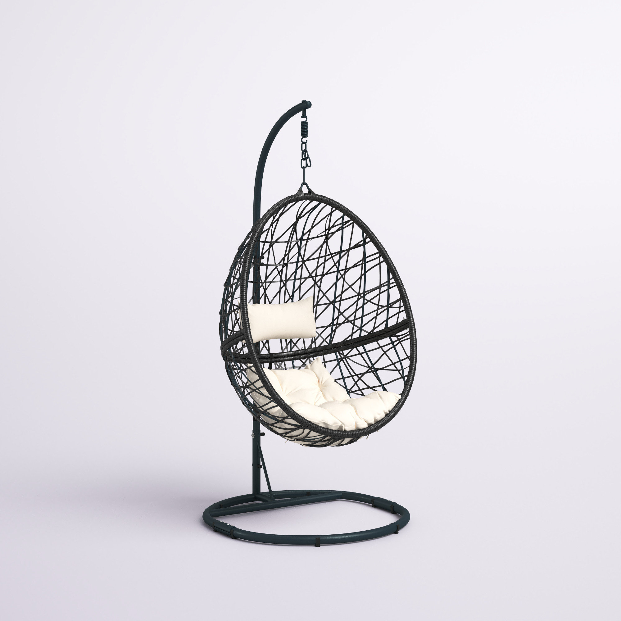 Etta Avenue™ Marcheline Swing Chair with Stand & Reviews | Wayfair