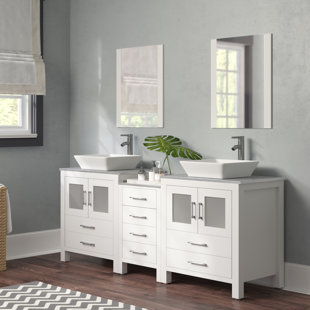 Double Vanity Marble Top 72 In Wayfair