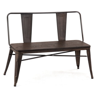 Go to store & view more images Williston Forge Hiro Metal Bench