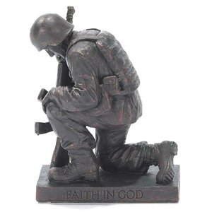 Traditional Praying Soldier Figurine