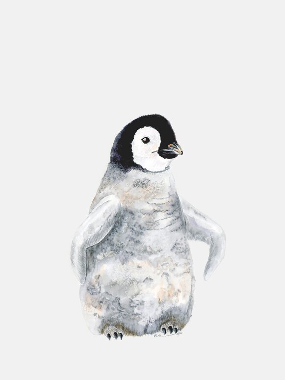 Harriet Bee Shanna Baby Penguin Portrait By Canvas Wall Art Wayfair