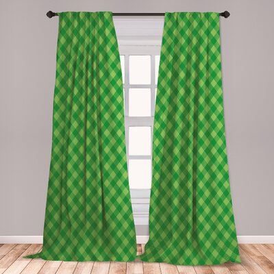 Irish Room Darkening Rod Pocket Curtain Panels %28Set Of 2%29 