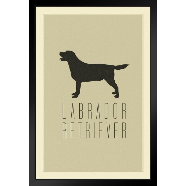 Labrador Retriever Dog Art Print Matted P/L