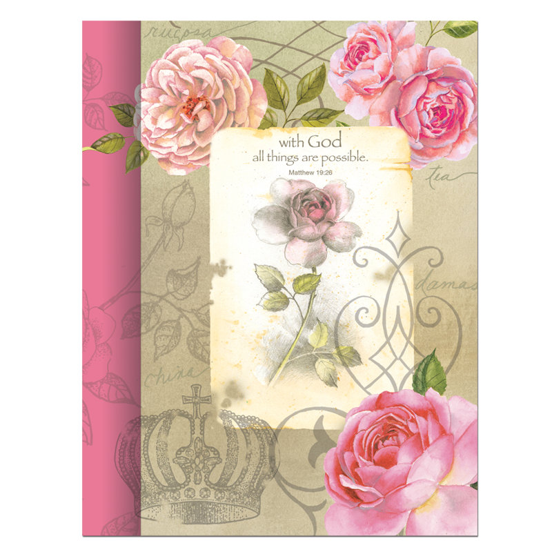 With God Roses Scrap Book