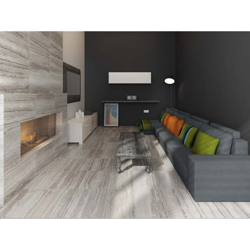 Interceramic San Giulio 16 X 16 Ceramic Field Tile In Piazza Silver Wayfair