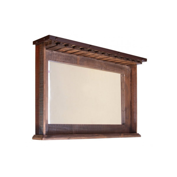 Loon Peak Markus Antique Mirror Bar With Wine Storage Reviews