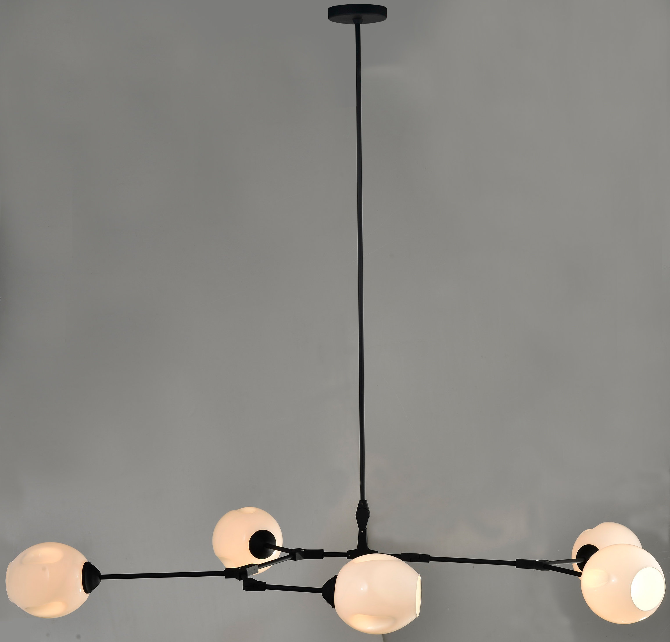 bright modern chandelier